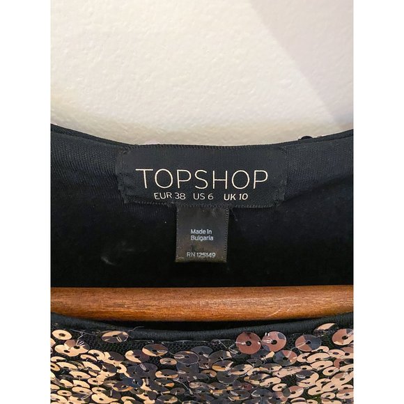 Topshop sequin top - Picture 3 of 3